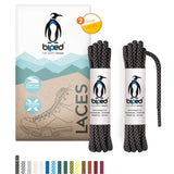 biped LACES 2 Paar bicolor Rope Schnürsenkel rund ø 4,5 mm extra robust z2918