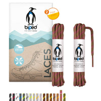 biped LACES 2 Paar Wanderschuh Schnürsenkel rund ø 4 mm extra robust z2917