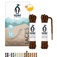 biped LACES 2 Paar Wanderschuh Schnürsenkel rund ø 4 mm extra robust z2917
