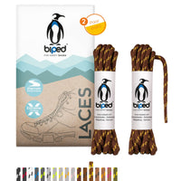 biped LACES 2 Paar Wanderschuh Schnürsenkel rund ø 4 mm extra robust z2917