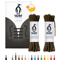 biped LACES 2 Paar runde Schnürsenkel aus Baumwolle 2 mm z2900