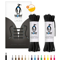biped LACES 2 Paar runde Schnürsenkel aus Baumwolle 2 mm z2900