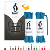 biped LACES 2 Paar runde Schnürsenkel aus Baumwolle ø 3,5 mm z2901