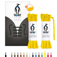 biped LACES 2 Paar runde Schnürsenkel aus Baumwolle ø 3,5 mm z2901