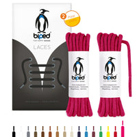 biped LACES 2 Paar runde Schnürsenkel aus Baumwolle ø 3,5 mm z2901