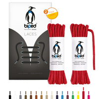 biped LACES 2 Paar runde Schnürsenkel aus Baumwolle ø 3,5 mm z2901