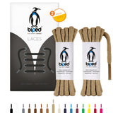 biped LACES 2 Paar dicke runde Schnürsenkel aus Baumwolle 5 mm z2902
