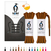 biped LACES 2 Paar dicke runde Schnürsenkel aus Baumwolle 5 mm z2902