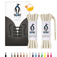 biped LACES 2 Paar dicke runde Schnürsenkel aus Baumwolle 5 mm z2902