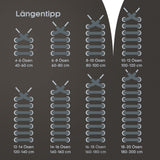 biped LACES 2 Paar runde Schnürsenkel aus Baumwolle ø 3,5 mm z2901