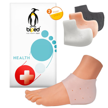 biped HEALTH 2 Paar Gel Fersenpolster Socken z2800